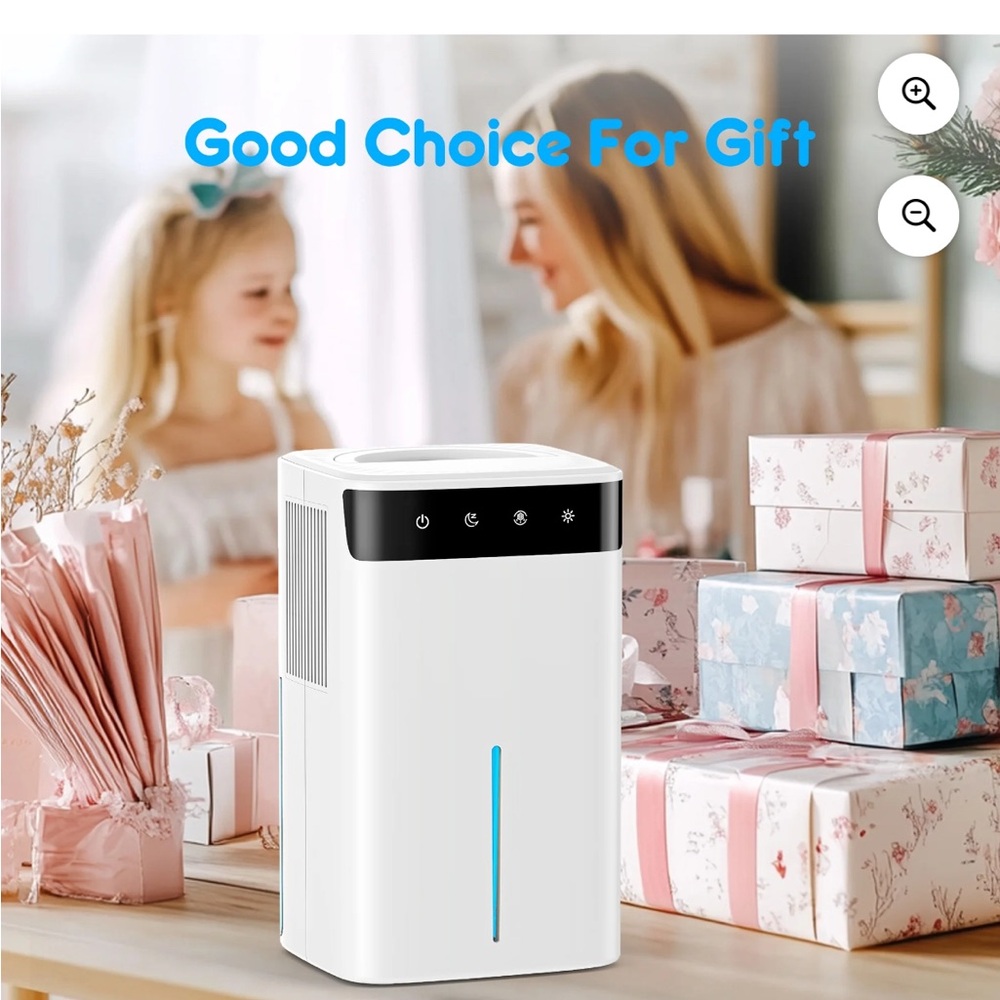 Lightweight and Energy Efficient Aootek Dehumidifier with 7 LED Color Options - Picture 11 of 11